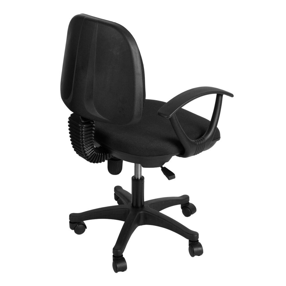 SILLA DE OFICINA TELA-Y-POLIPROPILENO NEGRO CLASSIC