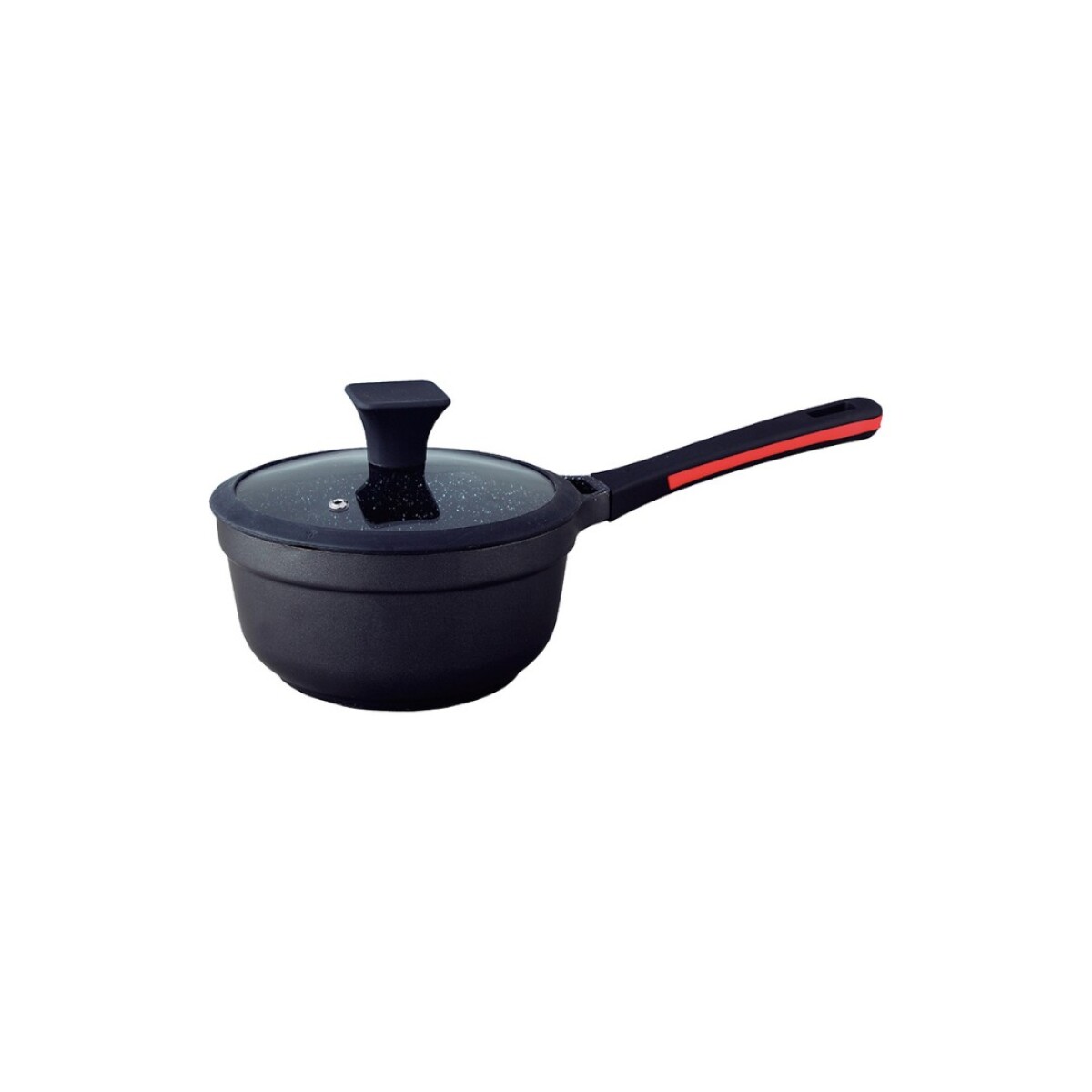 OLLA CACEROLA CUORI NERO 18CM 1,9 LITROS - NEGRO 