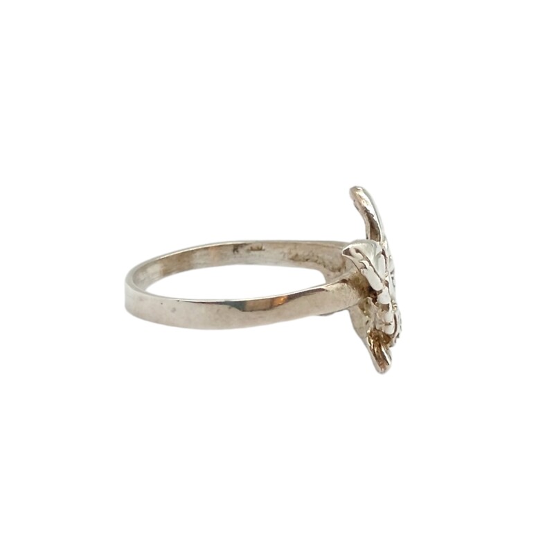 Anillo Mariposa-Plata y Oro-Sin Piedra-AN5012 sinpiedra