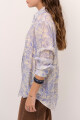 CAMISA JULIETA HOJAS AZUL