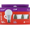 LAMPARA LED BULBO 10W E27 6500K PACK 4 LAMPARA LED BULBO 10W E27 6500K PACK 4
