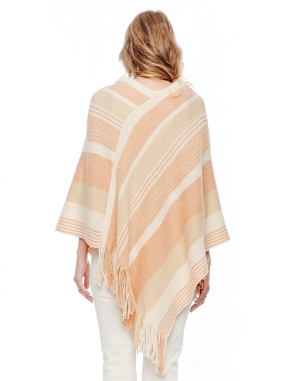 Poncho Soft CORAL/MULTI