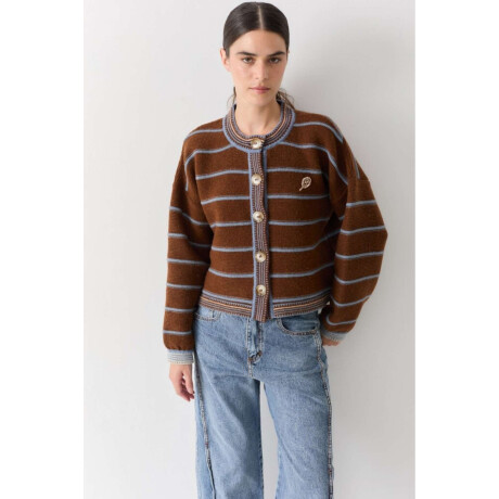 Cardigan Terro Tennis Chocolate
