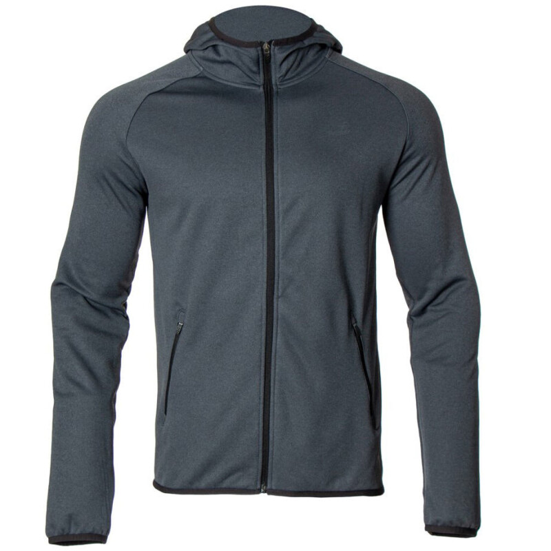 Campera de Hombre Topper FZ POLY FLEECE MEN Negro Melange