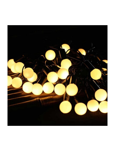 Guía de luces LED de bolas decorativa 5 m 20 luces Guía de luces LED de bolas decorativa 5 m 20 luces