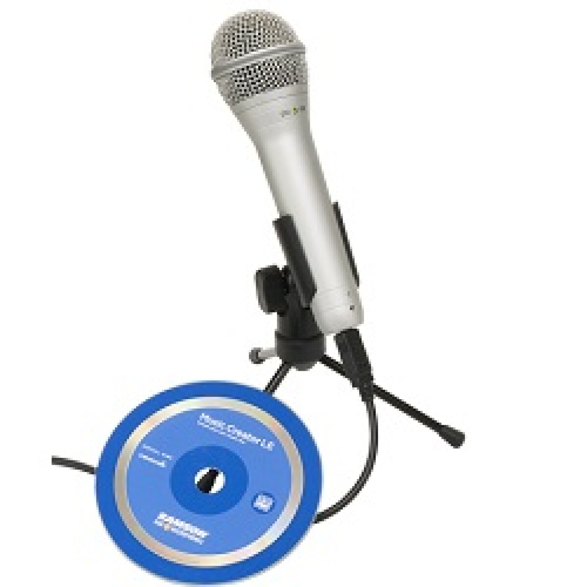 Pack Micrófono Dinámico Samson Q1u Usb Con Soporte 