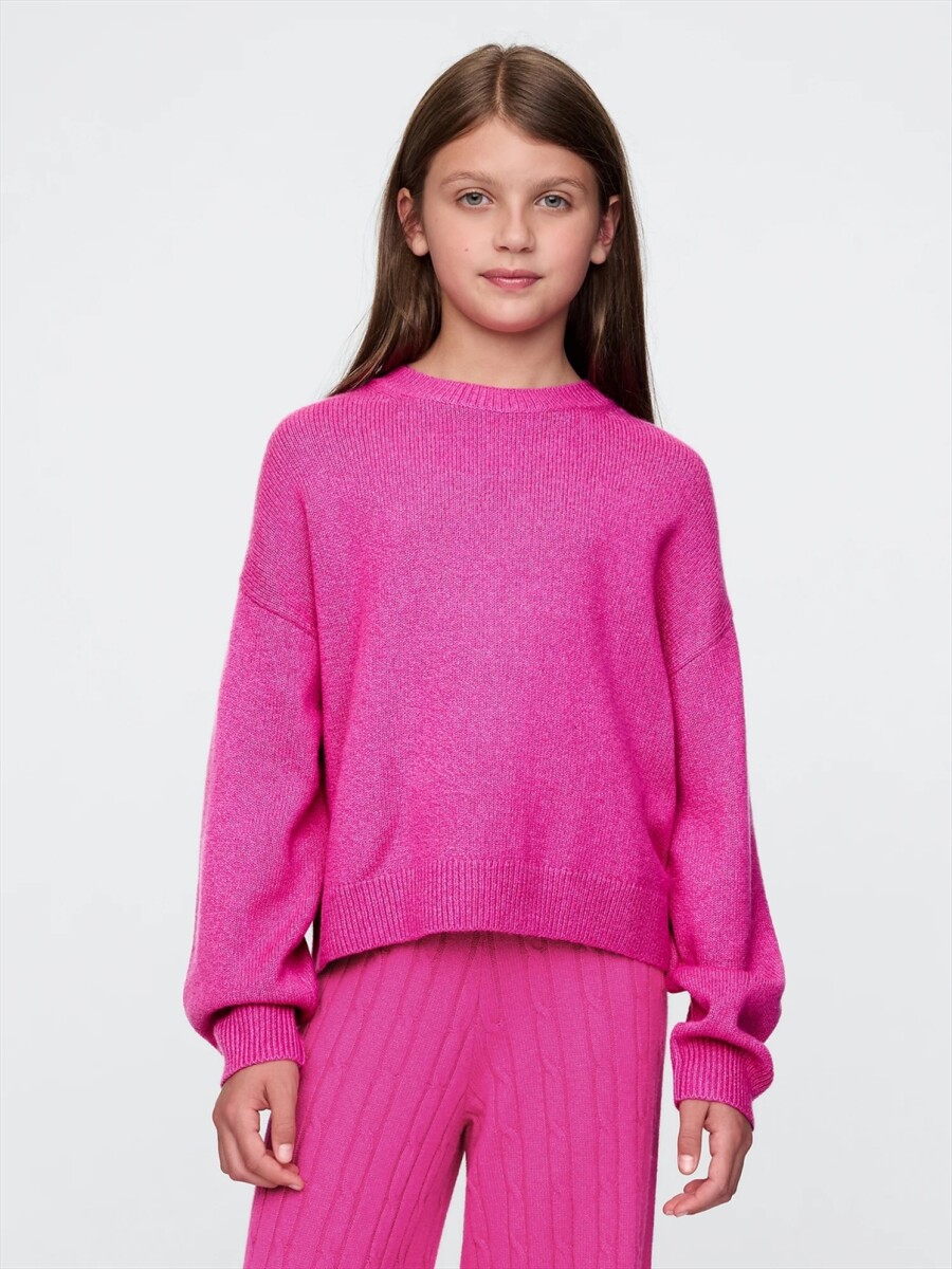 Buzo Cashsoft Niña - Super Pink Neon 