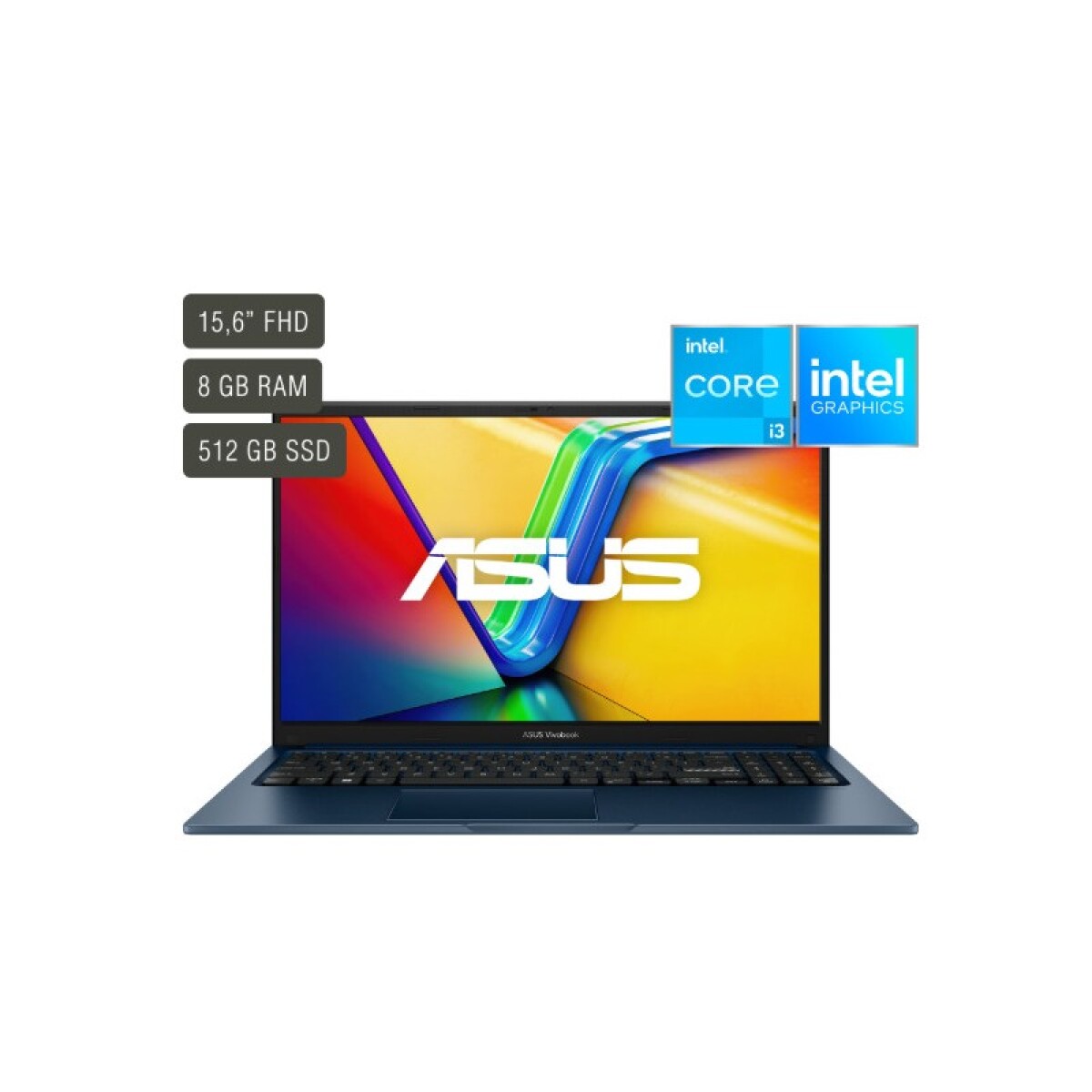 NOTEBOOK ASUS 15.6" I3-1215U 8GB/512GB 