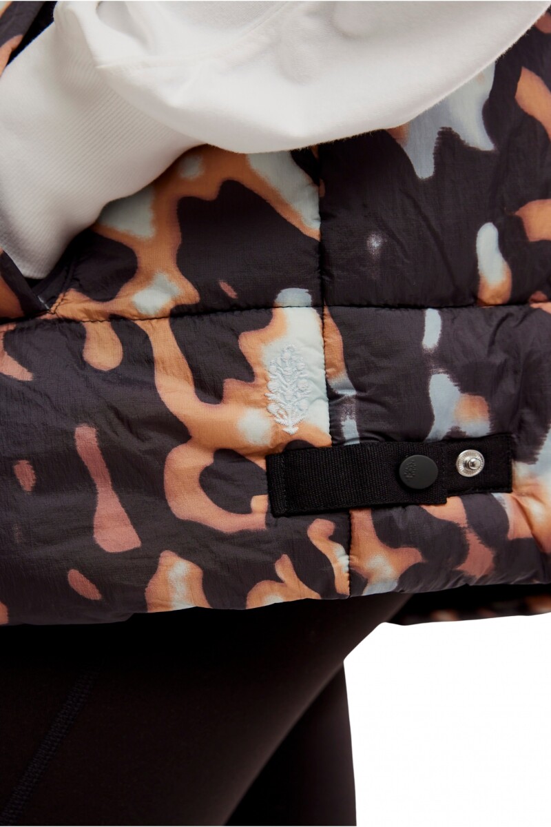 CHALECO PRINTED IN A BUBBLE Beige