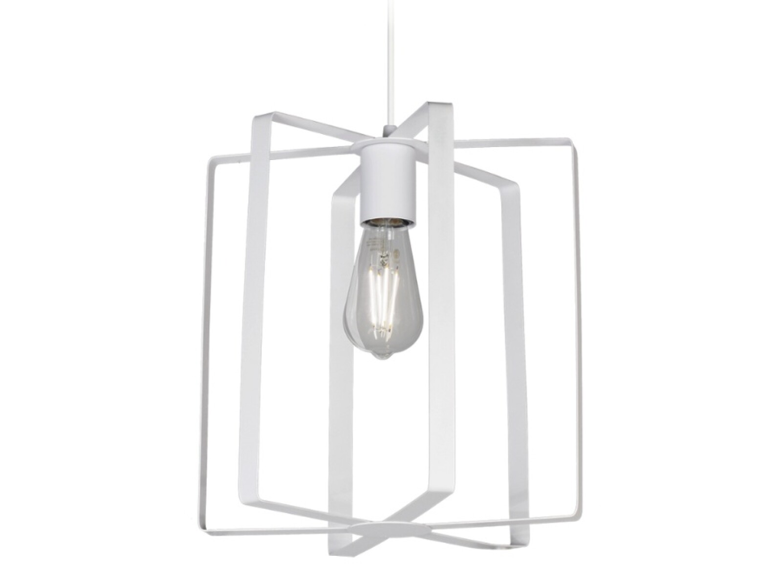 COLGANTE ESQUEL 1L CILINDRO BLANCO E27 