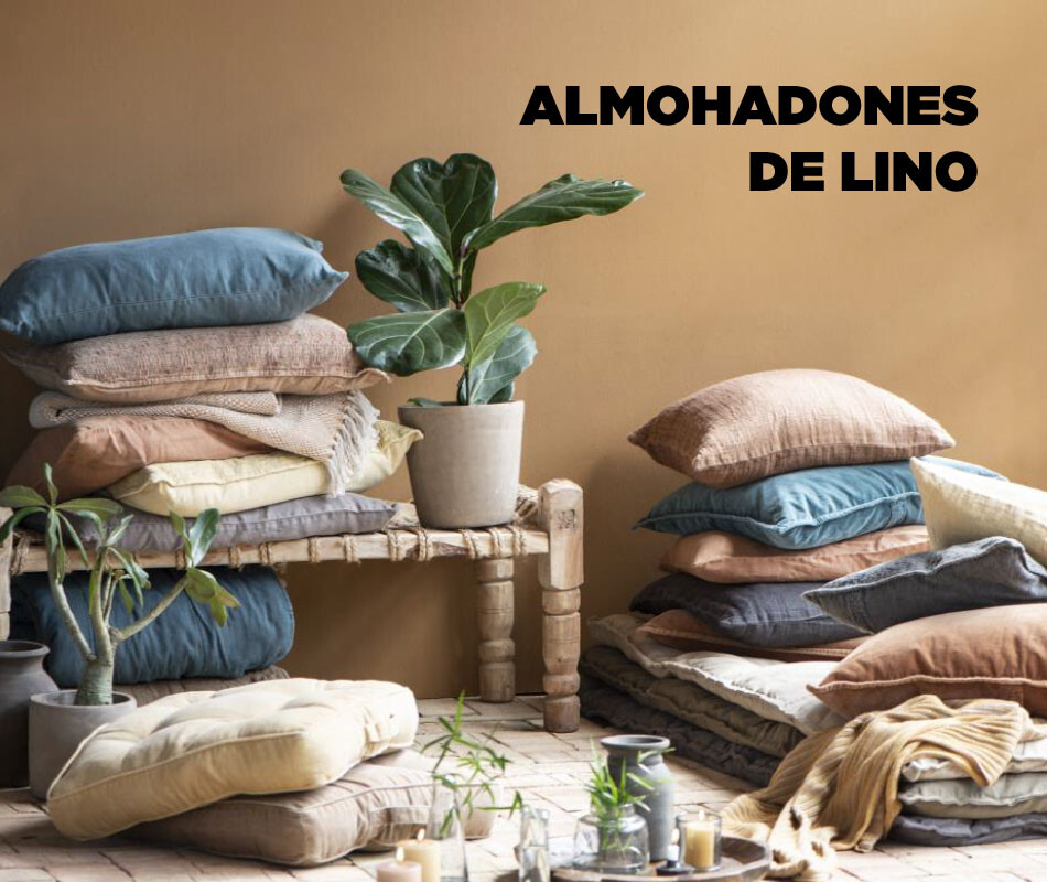 Almohadones de lino