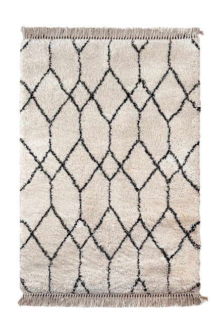 BOHO ALFOMBRA BOHO 120X170 CREAM/BLACK