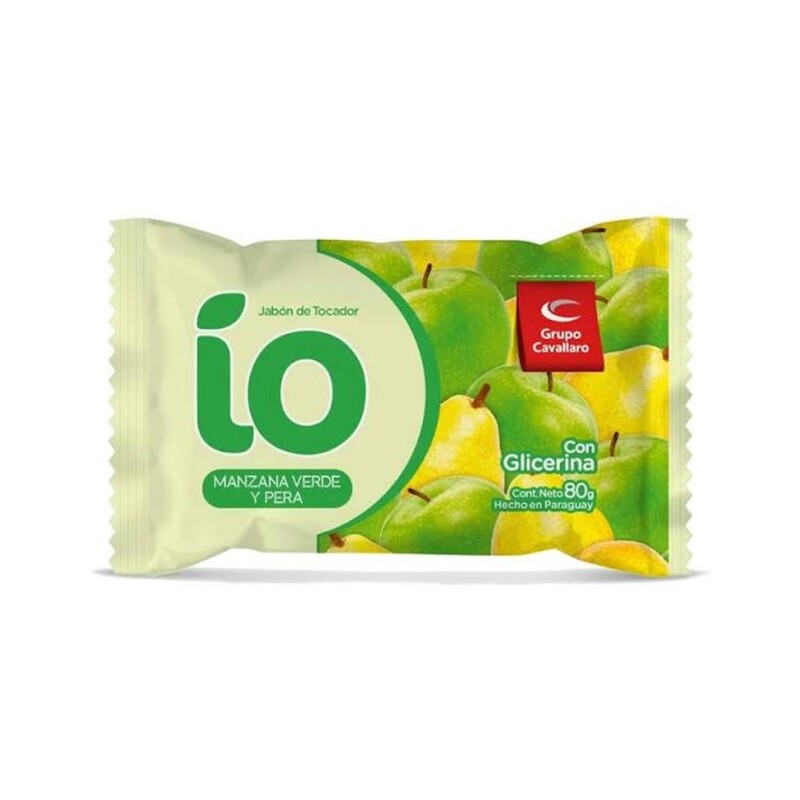 JAB.IO 80G MANZ.VERDE/PERA Jab.io 80g Manz.verde/pera
