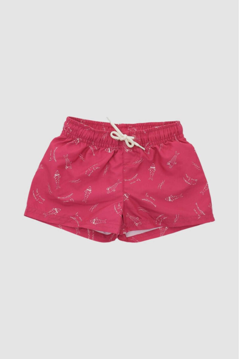 Baby short 6-36m - Rojo 