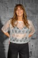 Blusa Borde Plateado