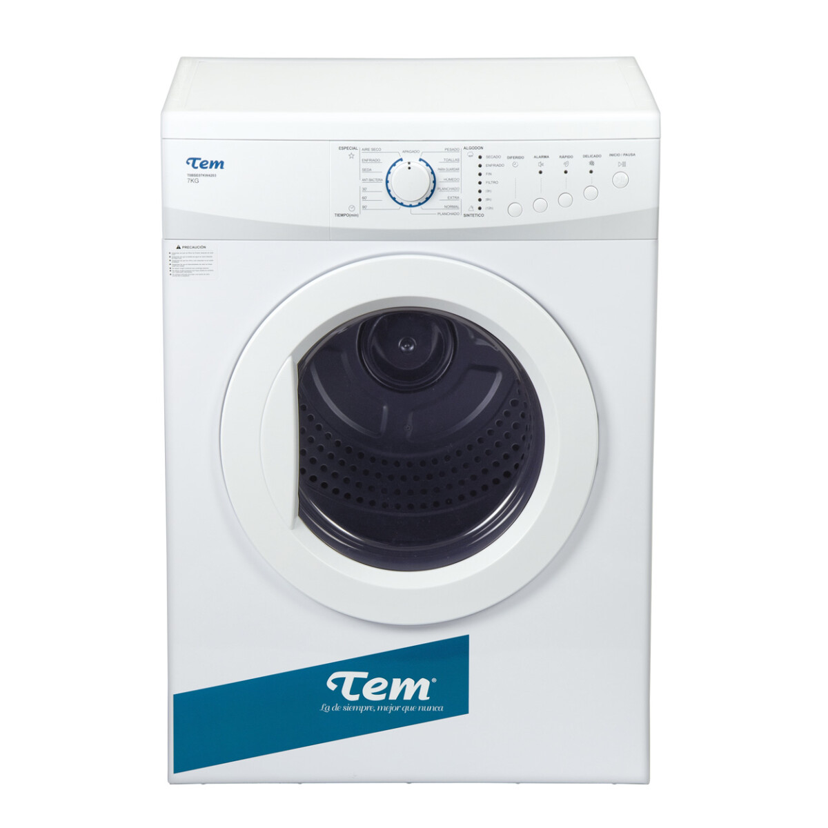 Secarropas 7 Kg por evacuación Tem T0BSE07KW4203 
