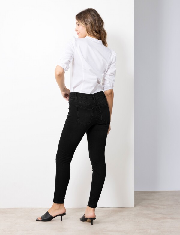 Pantalon Skinny NEGRO