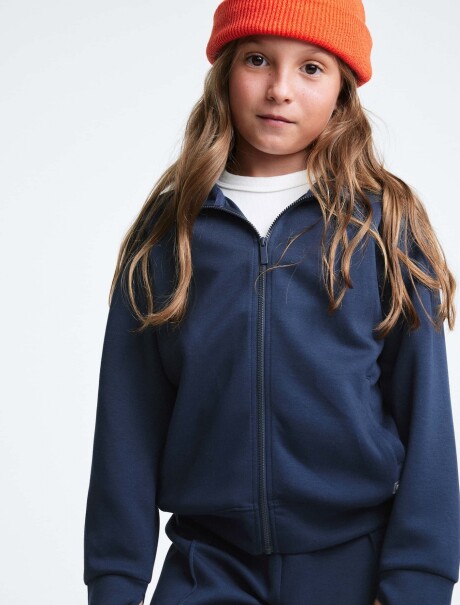 CAMPERA UNISEX INFANTIL CON FORRO POLAR DE NEOPRENO VERDE