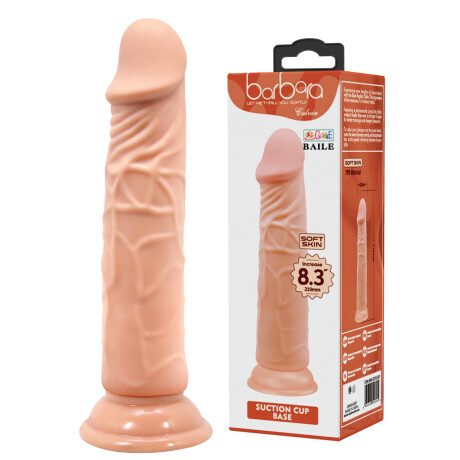 Dildo Rrealístico con Ventosa Barbara 21 cm Dildo Rrealístico con Ventosa Barbara 21 cm