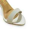 Sandalias Vizzano Taco Alto con Brillo de Mujer - 6249.452-26594 Plata