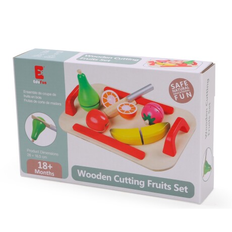 Set de Frutas de Madera – 12 Piezas con Bandeja y Cuchillo Set de Frutas de Madera – 12 Piezas con Bandeja y Cuchillo