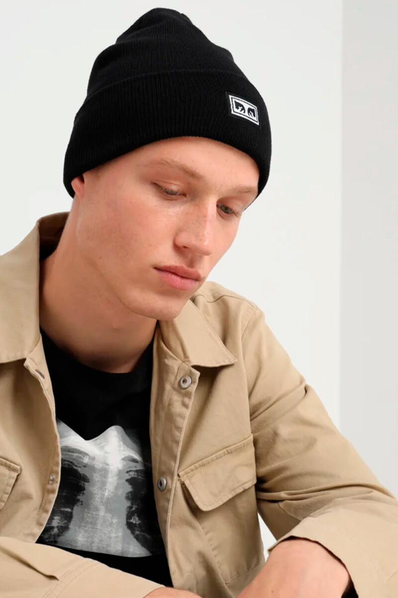 icon eyes beanie Negro