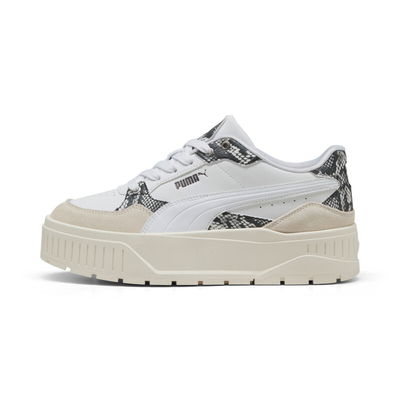 Zapatillas Karmen II Idol Snake Chic de Mujer Blanco