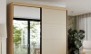 Ropero 2 puertas corredizas con espejo Sierra - Moderna Ropero 2 puertas corredizas con espejo Sierra - Moderna