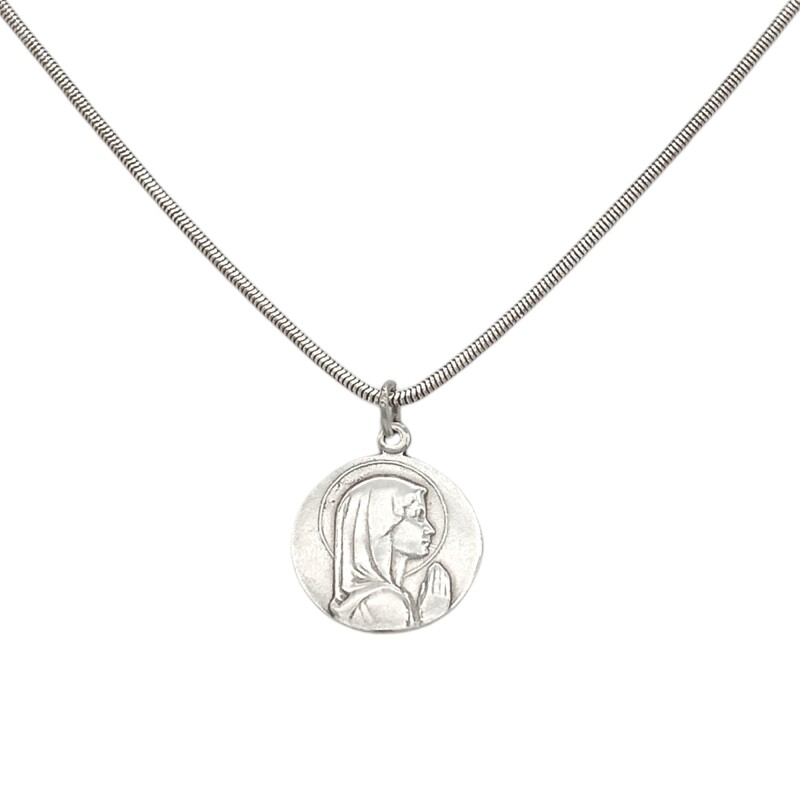 Dije Colgante Virgen Niña-Plata 925-Sin piedra-CP3001 Sinpiedra