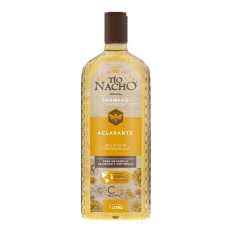 Shampoo Tío Nacho Anti Caída Aclarante 1 litro Shampoo Tío Nacho Anti Caída Aclarante 1 litro