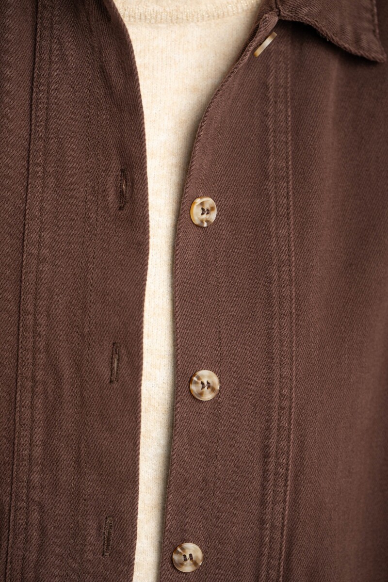 Sobrecamisa Marrón