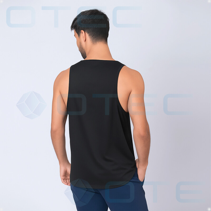 Musculosa Básica Deportiva Dry Fit Color Negro