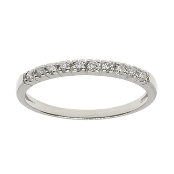 Anillo oro blanco 18k con brillantes N8905W Anillo oro blanco 18k con brillantes N8905W