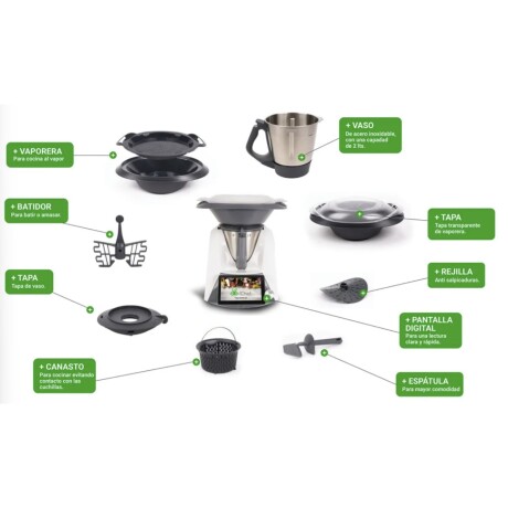 Robot De Cocina Ichef Con Portal De Recetas Exclusivas, Wifi Robot De Cocina Ichef Con Portal De Recetas Exclusivas, Wifi