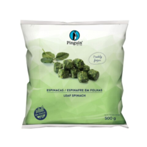 ESPINACA HOJA EN PORCIONES PINGUIN - 500 GRS Espinaca Hoja En Porciones Pinguin - 500 Grs