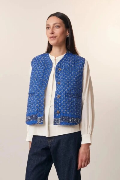 GILET PAULA N742 Azul