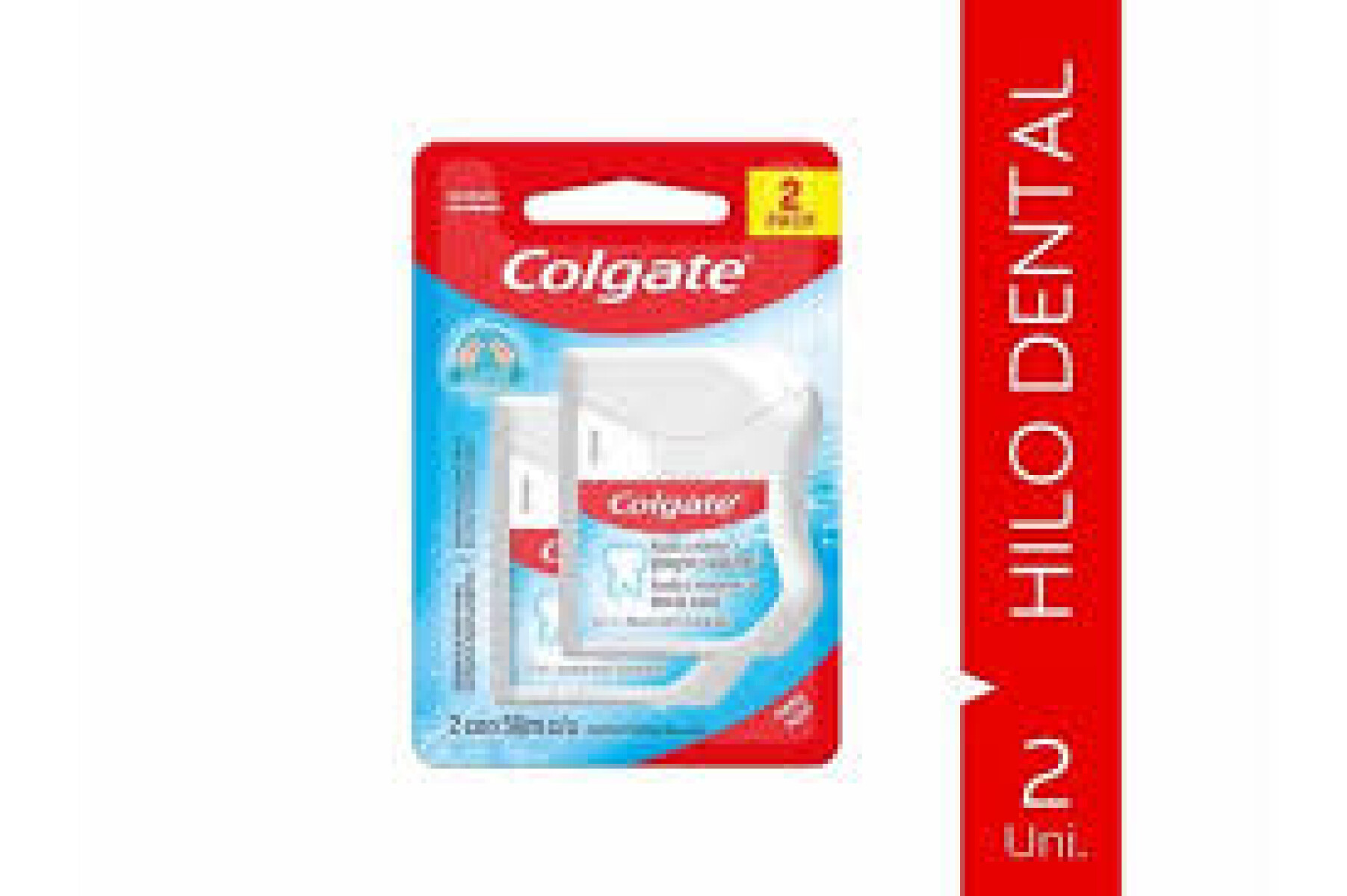 Hilo Dental Colgate Nylon 2 Unidades 