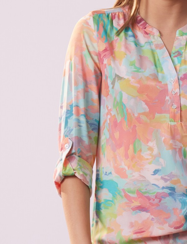 Blusa Printed MULTI/ROSA