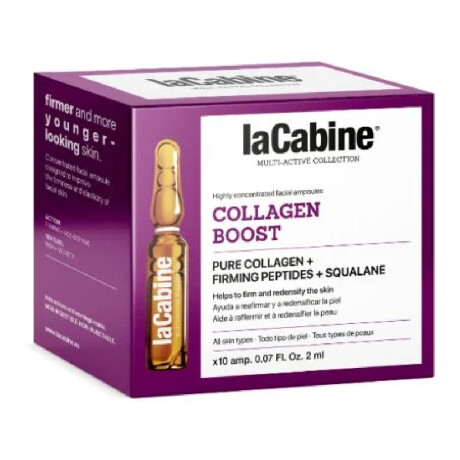La Cabine Ampollas Collagen Boost 10 unidades x 2ml. La Cabine Ampollas Collagen Boost 10 unidades x 2ml.