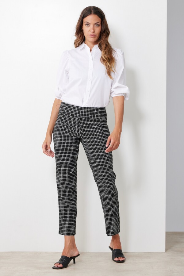 Pantalon Cuadros NEGRO/BLANCO