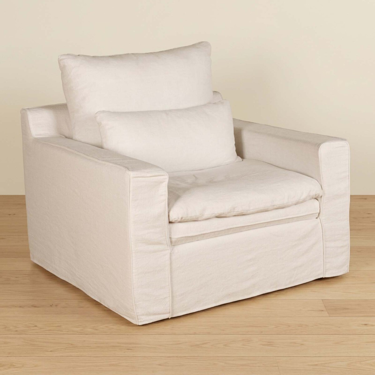 SOFÁ - 1 CUERPO TELA NATURAL-BEIGE POSITANO BEIGE 