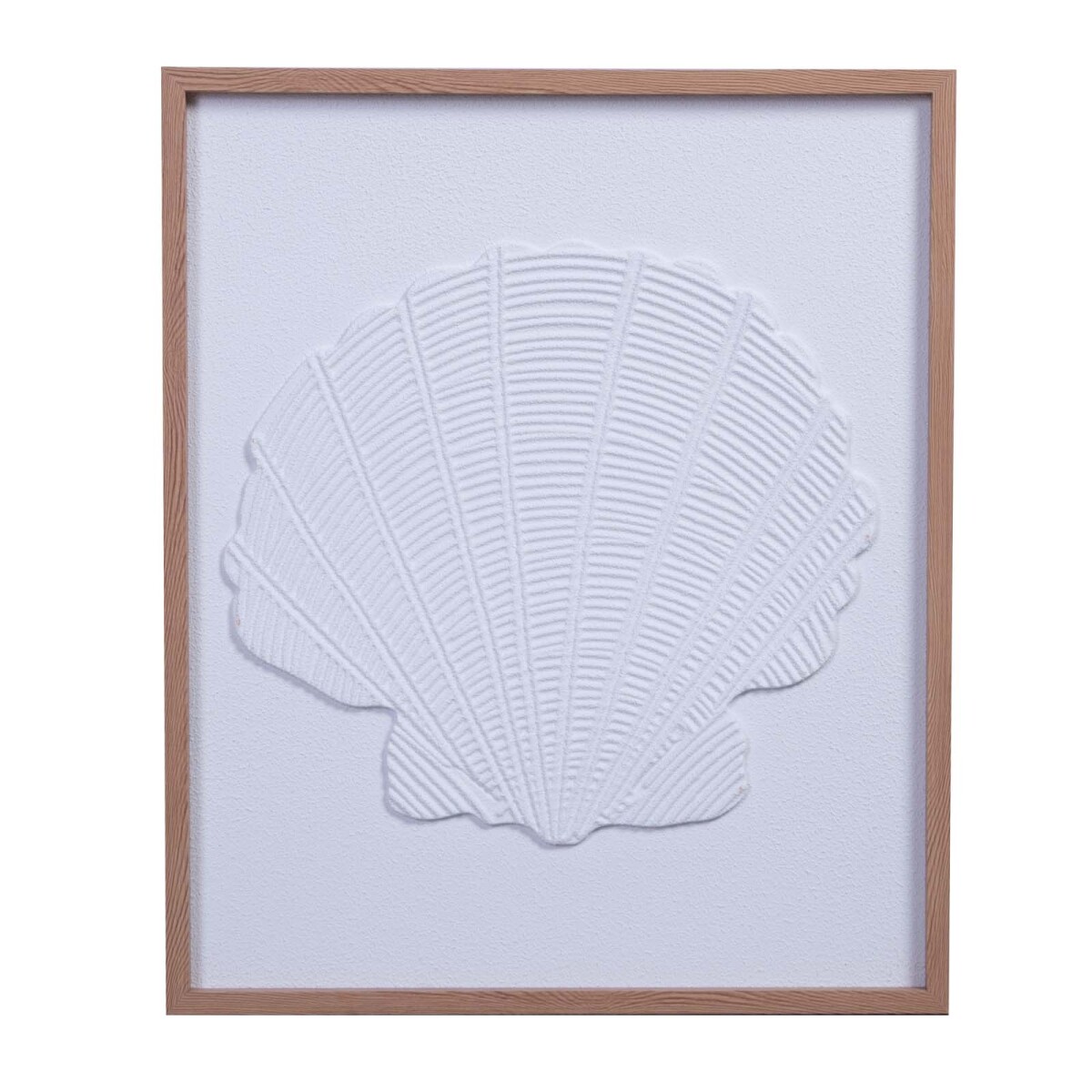 CUADRO 50X60CM - PAPEL BLANCO SEASHELL 