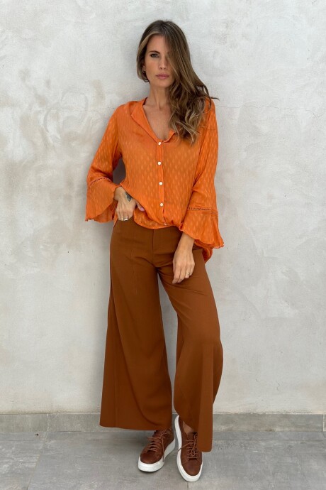 CAMISA VERA NARANJA