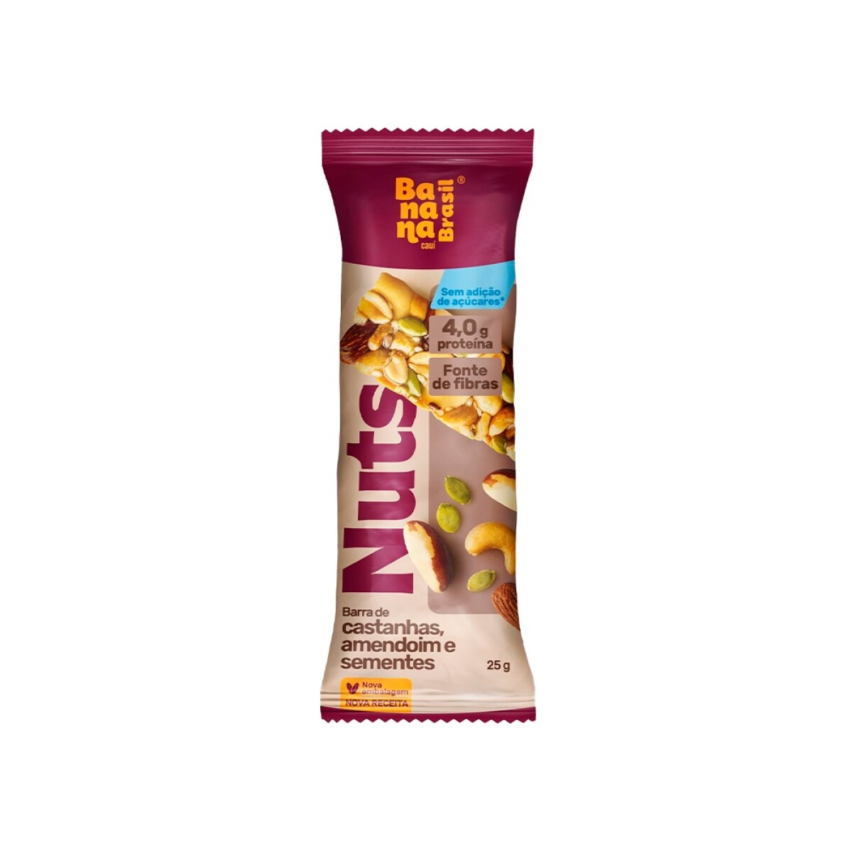 Barritas Castañas y Semillas 25g Nuts Bar 