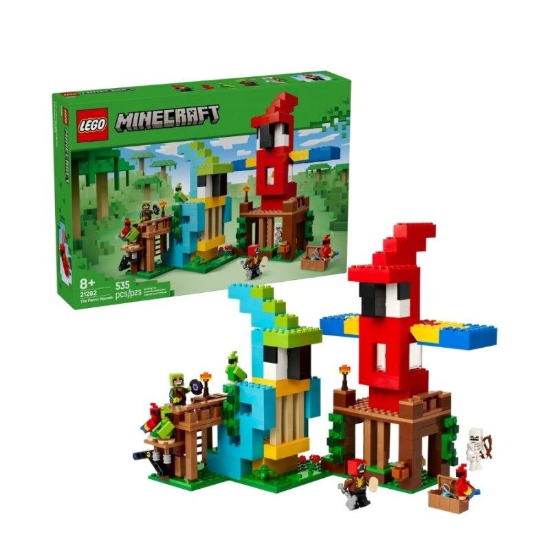 LEGO® Minecraft – Las Casas-Loro (21282) | Set de 535 Piezas LEGO® Minecraft – Las Casas-Loro (21282) | Set de 535 Piezas
