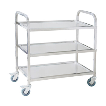 Carro servicio acero inox 3 niveles 76X40X84 cm Sunnex Carro servicio acero inox 3 niveles 76X40X84 cm Sunnex