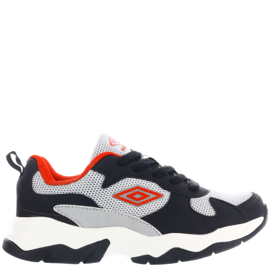 Championes de Niños Umbro Orbit Gris - Negro - Rojo