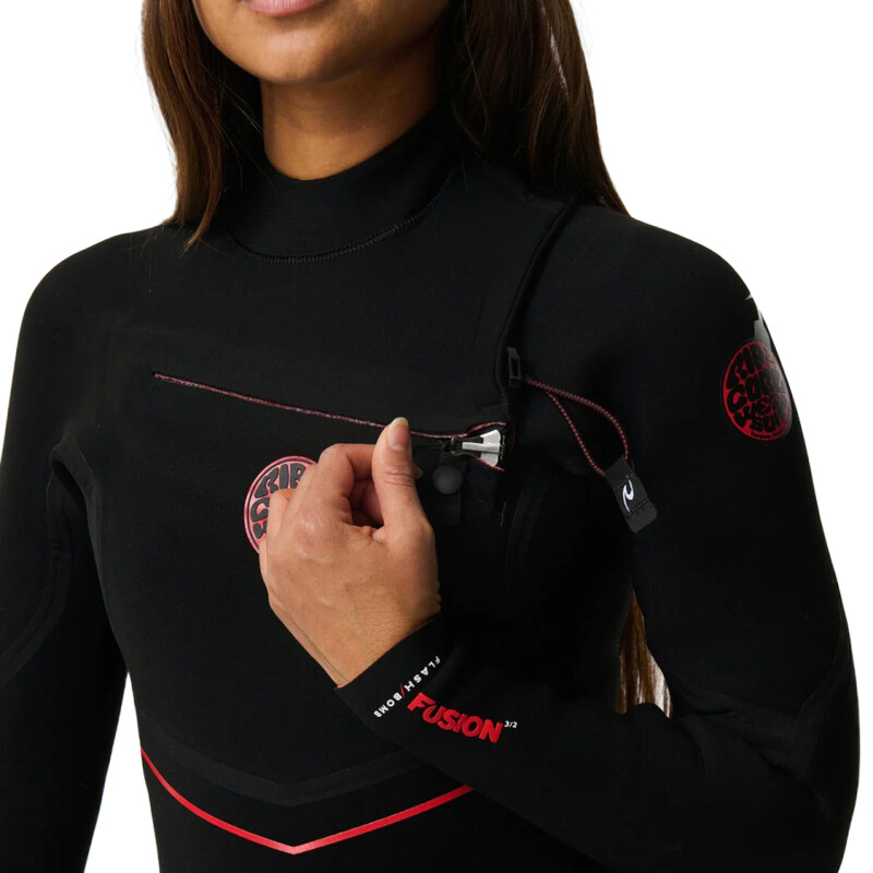 Traje Rip Curl Flash Bomb Fusion Cz 4/3 - Negro Traje Rip Curl Flash Bomb Fusion Cz 4/3 - Negro