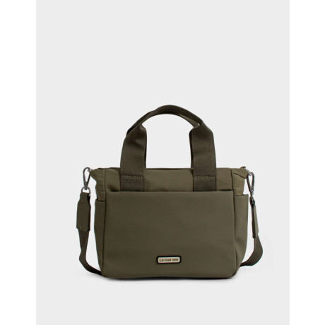Cartera City Engomada Verde Kaki