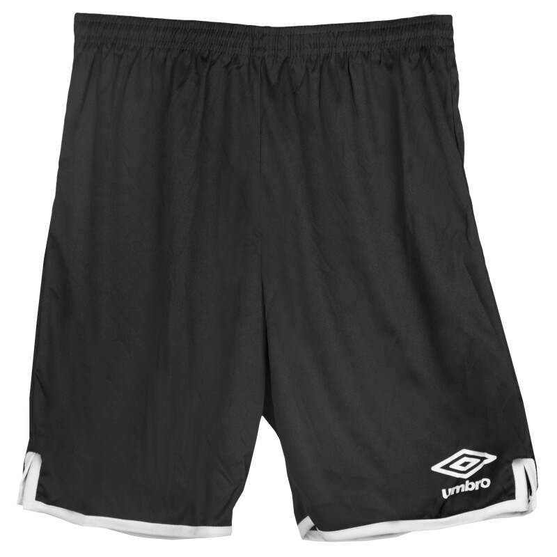 Short de Hombre Umbro Futbol Negro - Blanco